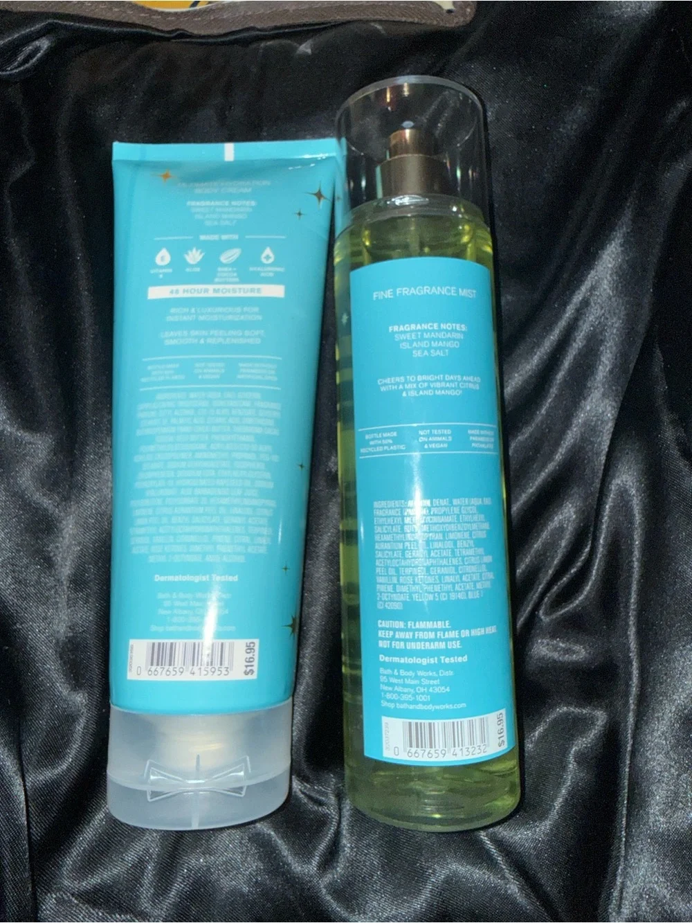 Bath & Body Works Island Margarita Body Cream & Fragrance Mist - Green
